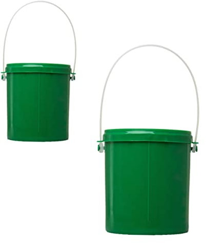 BESPORTBLE 2St Wurmeimer kunststoffbehälter behälter Köderhalter für Eimer Köder lagerung box Angelköder Madeneimer Madenwurm lockt Container atmungsaktiv Köder Eimer Angeln Köderbox