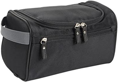 minkissy Kulturtasche Für Herren Schwarz Tragbare Kosmetiktasche Hängender Organizer Reise-Aufbewahrungstasche Große Kapazität Make-up-Beutel Multifunktional Für Urlaub Und Outdoor