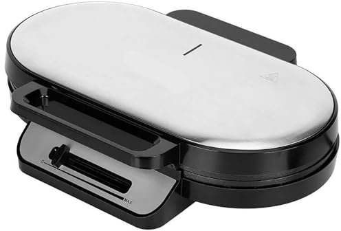 WBRSybUK Macchina per Waffle A Cuore - Crea Waffle A Forma di Cuore Antiaderenti Perfettamente Dorati con Controllo della Doratura Regolabile - Piastra Elettrica per Waffle