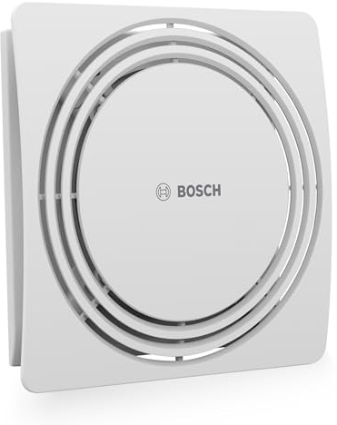 Bosch Ventilateur Silencieux de Salle de Bain 1900 DH 125mm - Pour la Salle de Bains et des Toilettes, contre l'Humidité et la Moisissure – Avec Capteur d'Humidité et Minuterie – Diamètre 125 mm