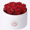 Dekun Flores eternas 12 Rosas Eternas Estabilizadas, Regalos para mamá, Regalos para Esposa, Regalos para Novia, San valentín, Regalos de cumpleaños, (Caja Blanca y Rosas Rojas)