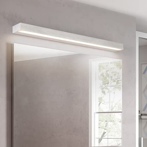 SSNCcNC Silber,60cm, LED Spiegelleuchte Badleuchte Schminklicht 6000K Wasserdichte Badlampe Schrankleuchte Badezimmer Spiegellampe Weißes Licht Aufbauleuchte kein Flackern Wandleuchte