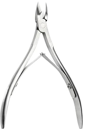 LZZYFPX Forbici for cuticole Tagliaunghie Professionale Tagliaunghie in Acciaio Inox Tagliaunghie for cuticole Pinza for Tagliare Le Unghie Strumento for Manicure(Silver)