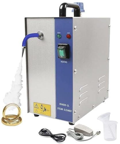 ångtvättmaskin För Smycken, 2l/4l Rengöringsmaskin För Guld- Och Silversmycken, 4kg ångtryck, Kommersiell Elektrisk ädelstenstvätt, Smyckestvätt,2L