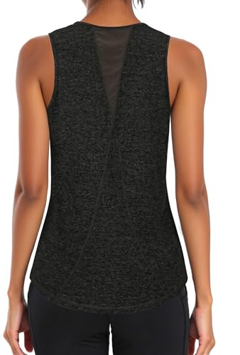 Gyabnw UV Schutz Sport Tank Top Damen Sporttop Ärmellos | Lockere,Hohe Elastizität,Leicht,Atmungsaktivität,Schweißableitend,Laufshirt Für Fitness Yoga Laufen und Outdoor