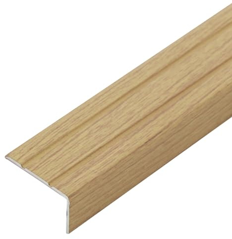 Treppenkantenprofil Winkelprofil Treppenprofil Rutschfeste Treppenkante Für Innenstufen, Rutschfeste Holz-Vinyl-Bodenbelag-Kantenverkleidung, Übergangsstreifen/Fliesen, Laminatböden, Stufen, Kantenlei