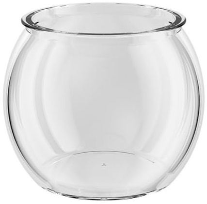 Bol à poisson rond, décoration de la maison, récipient pour animaux aquatiques, vase hydroponique pour table et salon (L)