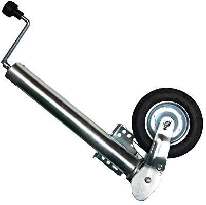 The Drive | Anhänger Stützrad 400KG | vollautomatik | Ø 60mm Rohr mit Anbauflansch | perfekt für Anhänger, Wohnwagen, Trailer