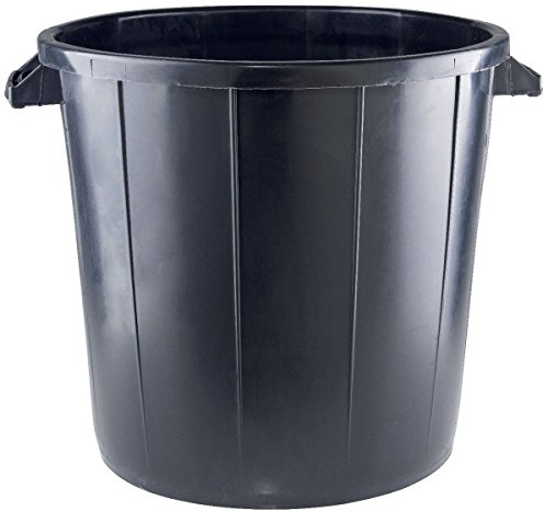 EDA - Comporte à Vendanges 80 L - L 61 x Ø 54,5 x H 49,5 cm - Noir