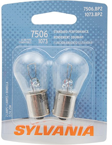 SYLVANIA 7506 Basic Miniature Bulb, (Contains 2 Bulbs)