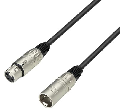 Adam Hall Cables 3 STAR MMF 2000 - Câble Micro XLR femelle vers XLR mâle 20 m