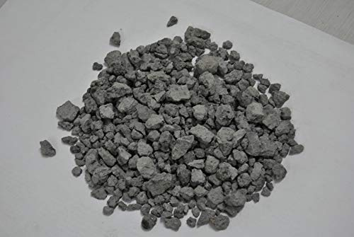 ICEA PREMISCELATI - 25 kg Ghiaia di BASALTO LAVICA DELL'ETNA ASSORTITA da 4 MM A 16 MM Ideale per Barbeque A Gas - ARREDO Acquario - ARREDO Giardino - RIEMPIMENTO VASI - Decorativo - Colore Grigio