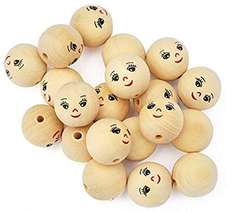 MIOLA Palla Palline in Legno 25 PZ da 35 MM per DECOUPAGE Testa Bambole Pittura E Decorazione Non Sono Decorate Sono da Decorare