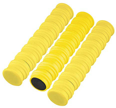 50 Magnete Gelb Ø 24 mm | Haftmagnete | Rund | Whiteboard - Kühlschrank - Magnettafel - Magnet - Magnetwand - Büro - Haushalt