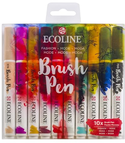 Ecoline Set mit 10 Brush Pens - Fashion
