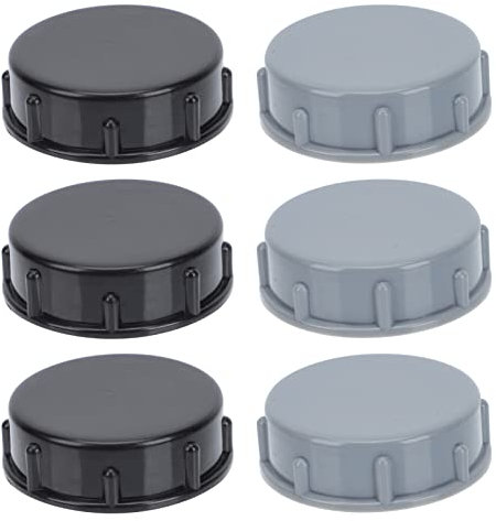Cabilock 6pcs Drainer Plug Interface Caps Plastic Protective Covers for Kitchen Sink Drain Reusable Drainpipe Plug for Food Waste Processor and Sink Drain