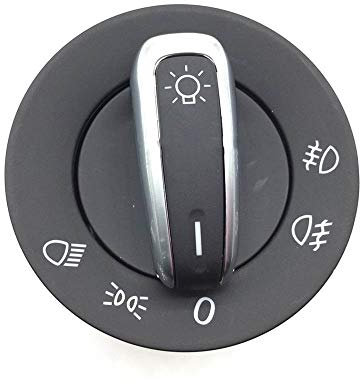 ZIxmix Car Headlight Switch Scheinwerferschalter Lichtschalter 5ND941431A / Passend for VW Golf 5 6 Headlight Switch