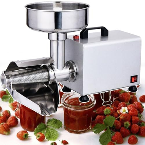 ROGHA Fresatrice per Pomodoro Elettrica per Pressa per Pomodoro di Livello Commerciale per Salsa di Pomodoro, Fragole e Mirtilli