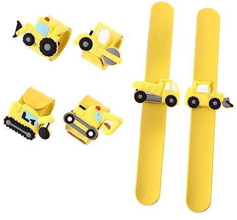 SAFIGLE 6 STK Pat-Ring-Armband Eierfüller für Osterkörbe Schlagarmbänder für Mädchen Halloween Party armbänder für Kinder Spielzeug für Kinder für Cartoon-Slap-Armbänder