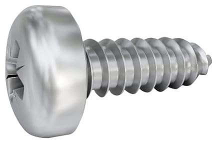 SCREW, PAN HEAD POZI DRIV, 9.5MM, SS A2, Self Tapping Screws Fasteners & Hardware (TR00013895-000) Pack of 100