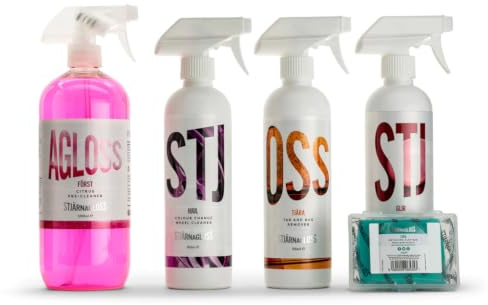 STJÄRNAGLOSS - Kit Decon - Tfr, Détachant Goudron, Nettoyant Jantes Et Kit Argile