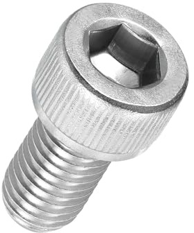 Kozelo 20 Stück Zylinderschrauben mit Innensechskant - [M10-1,5 x 20mm] 304 Edelstahl Vollgewinde Allen Innensechskantschraube für Elektromotor 3D-Druck Lüfter Motorenaustausch, Silber