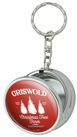 GRAPHICS & MORE Christmas Vacation Griswold Tree Farm Portable Travel Size Pocket Purse Ashtray Keychain with Cigarette Holder