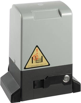 Automatic Sliding Gate Opener Kit, 370W Electric Duty Gate Operator with 2 Remote Controls & 6 Gear Racks, Rack Driven Sliding Gate Motor for Doors 0-1763 lbs
