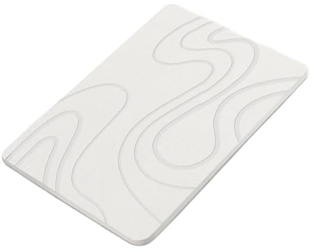 HDOYTXXM Estera de secado rápido Esterilla tierra tierra tierra alfombra absorbente para baño y cocina