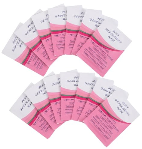 VICASKY Lingettes Post-épilation à L’huile D’argan, 50 Pcs, Nettoyantes et Apaisantes pour Peau Sensible, Dissolvant de Cire, Soins Après Épilation pour Femmes, Usage Voyage et Routine
