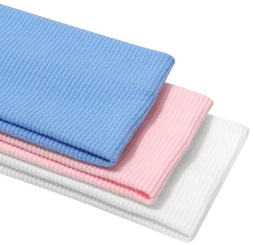 PROPOG 8 cm pannband för kvinnohår, bomullshuvudband vuxna kvinnor unisex elastiska hårband för kvinnor halkskydd huvudband mode hårtillbehör för sport makeup yoga löpning (rosa)