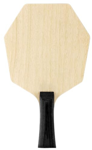 Grundplatte für Tischtennisschläger – sechseckige Paddelunterseite, professionelles -Klinge, leichte Schlägerunterstützung, langlebiger Schlägerkern | Fünfschichtige Holzplatte für das Anfäng