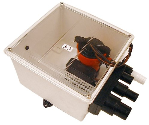 Johnson Pump 1000 Multiport Shower Sump Pump, 12V
