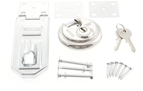 Sterling PHS200 70 mm fermé Cadenas Disque avec loquet et Agrafe de 120 mm