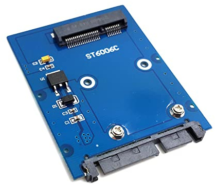 chenyang Full Size mSATA auf SATA 3.0 Adapter, Mini SATA SSD auf 2,5 Zoll SATA Festplatte