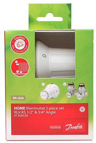 Danfoss RAS-C + Rlv-KS 1/2 Zoll Winkel 013G6530