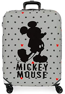 Disney Copertura media per valigia Mickey Grigio