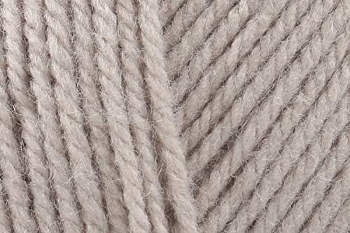 Sirdar Hayfield Bonus DK Crochet Yarn, 100% Acrylic Double Knitting Wool for Jumpers Toys Sweaters - 100g Ball - Pearl Grey (615) - Single (1 Ball)