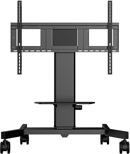 iiyama MD CAR1021-B1 elektrisch höhenverstellbarer Fahrwagen (500mm) für Large Format (Touch-) Displays bis 86 Zoll, max. 100 kg