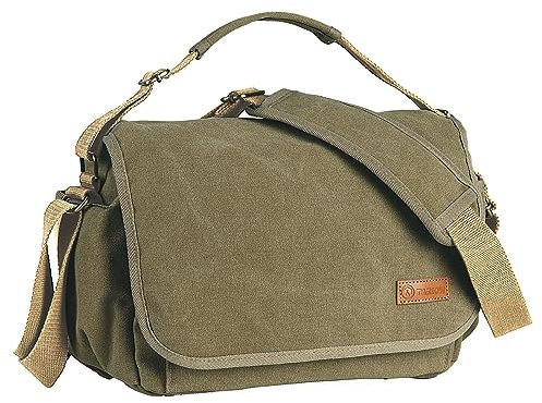 TARION Bolso de Hombro para cámara DSLR Bolso para cámara SLR Bolso de Mensajero con Cubierta para Lluvia Impermeable a Prueba de Golpes Bolsos para Lentes de Hombro (Verde)