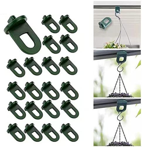 50PCS Plastic Greenhouse Twist Clips Greenhouse Fixing Clips Flower Pot Hook Accessories for Aluminium Greenhouse Insulation Netting Shading