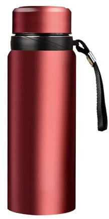 Botellas de agua aisladas 24 oz 32 oz 1,135 ml Botella de infusión de té de café taza térmica de doble pared aislada al vacío botella de acero inoxidable taza de viaje sin fugas mantiene el calor