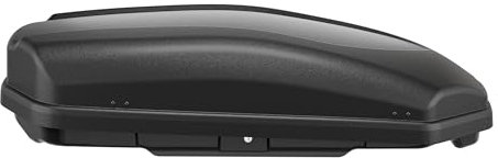 Dachbox Auto Gepäckbox VDP Satellite 330 - Dachkoffer für Auto 330l - Autobox Gepäck Dachkoffer Dark - Roof Box Autodach mit Zentralverriegelung Universal geeignet für PKW, Vans oder SUVs