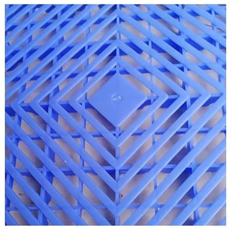 Kunststoffpalette - modular, stapelbar, feuchtigkeitsbeständige Bodenunterlage für die Lagerung - atmungsaktives Gitter, wasserdichte HDPE-Fliesen für Garage, Supermarkt, Keller, Scheune, Tr