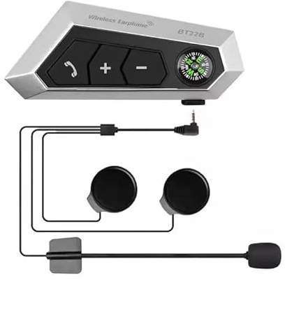 RigWig BT22B Motorcycle Intercom Helmet headset Waterproof BT 5.0 Motorbike Wireless Interphone Headsets
