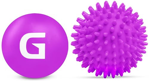 Gallant Lacrosse and Spiky Massage Ball Set - for Trigger Point Therapy, Myofascial Release, Deep Tissue Muscle Relief, Plantar Fasciitis, Pilates, Yoga, and Back Pain - Physio Stress Relief Balls