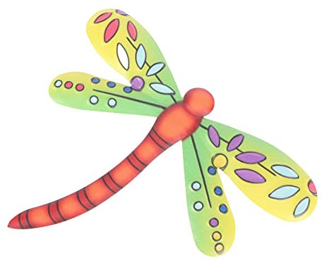 Yardwe Sturdy Iron Wall Art Dragonfly Dragonfly Art Hanging Pendant Crafts Wall Decorations Safe