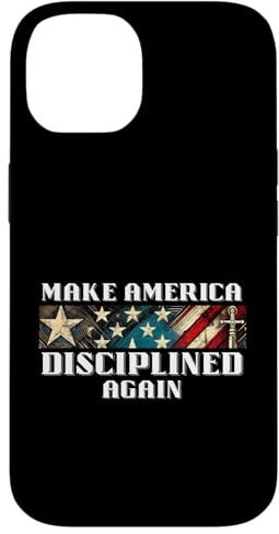 Macht Amerika wieder diszipliniert USA Stars & Stripes Hülle für iPhone 14