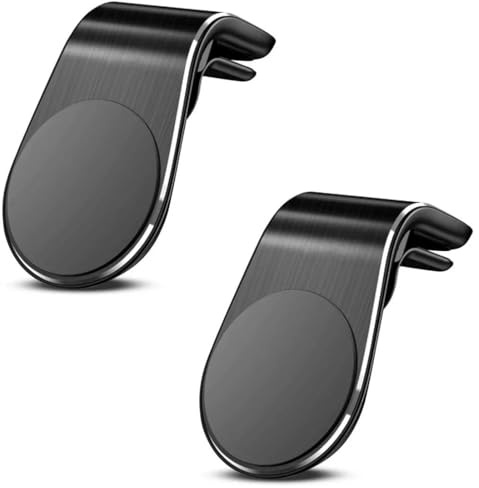 IKOPFLN 2 Porta Cellulare Auto Magnetico Con Silicone Antiscivolo E Supporto Rotante, Doppio Supporto Universali Per Ogni Tipo Di Smartphone