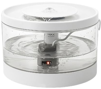 Fuente de agua para | automática para gatitos, fuente de agua filtrada silenciosa antiderrames para gatitos, múltiples mascotas, hogar, perros, , viajes en interiores